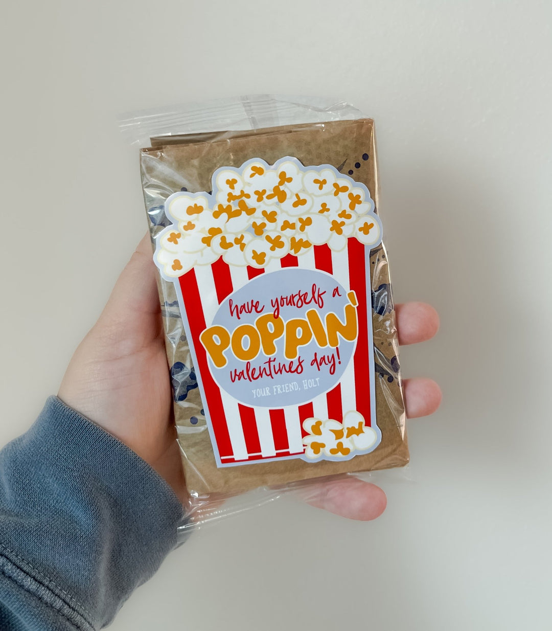 Popcorn Valentine Printables - High Peaks Studios