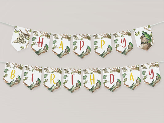 Reptile Pennant banner - High Peaks Studios