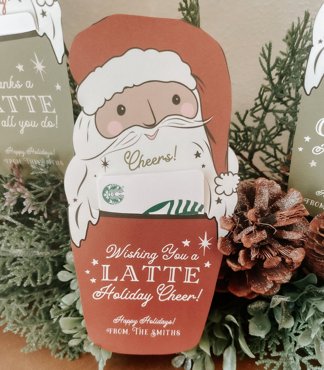 Santa Brew Holiday Coffee Gift Card Printable - High Peaks Studios