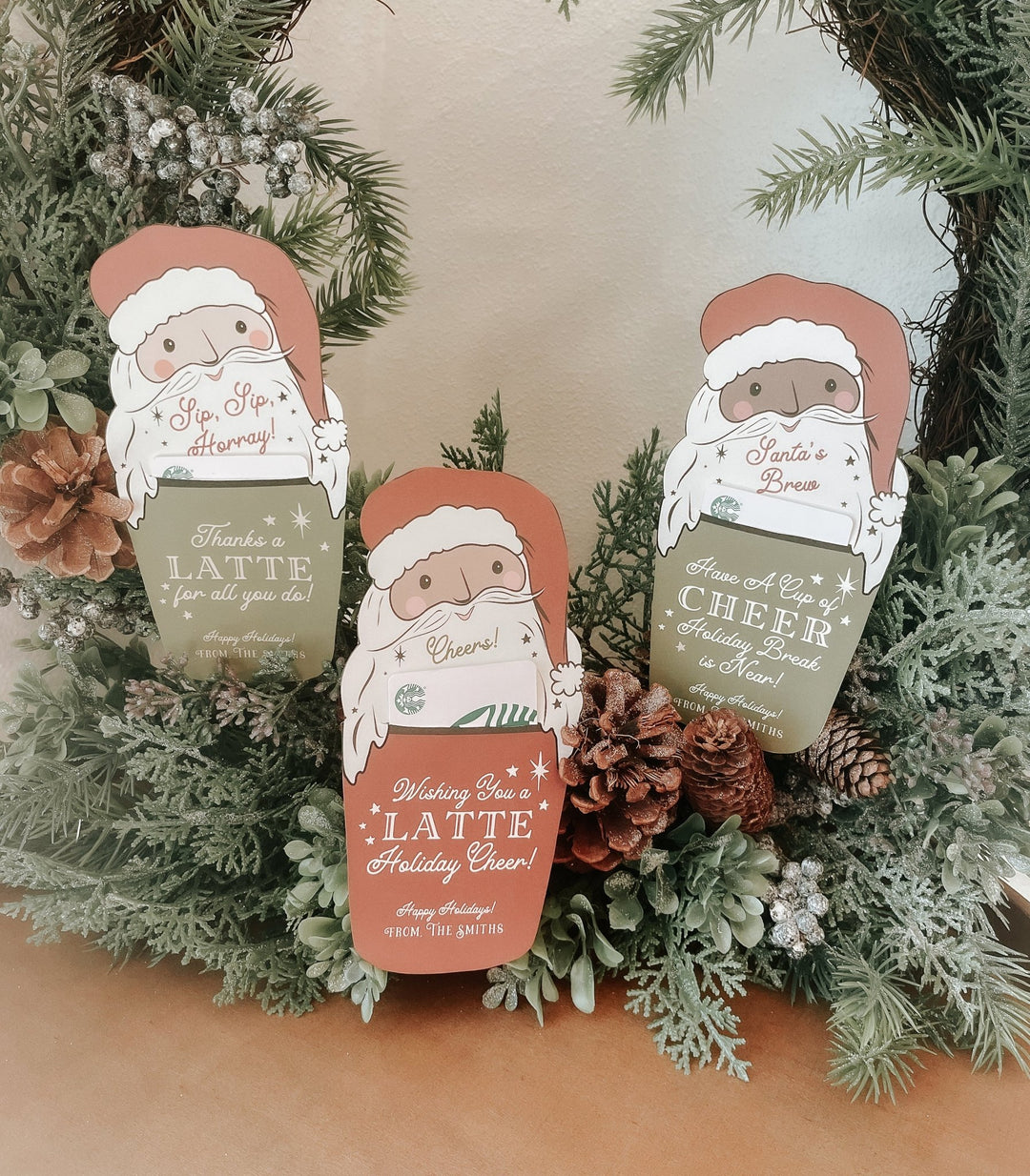 Santa Brew Holiday Coffee Gift Card Printable - High Peaks Studios